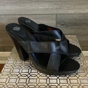 Harley Davidson Shawna Black Leather Heels